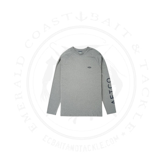 Aftco Womens Samurai Perf L/S - Steel Heather
