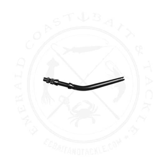 Batson #2 Alum Trolling Butt Short/Curved - Black