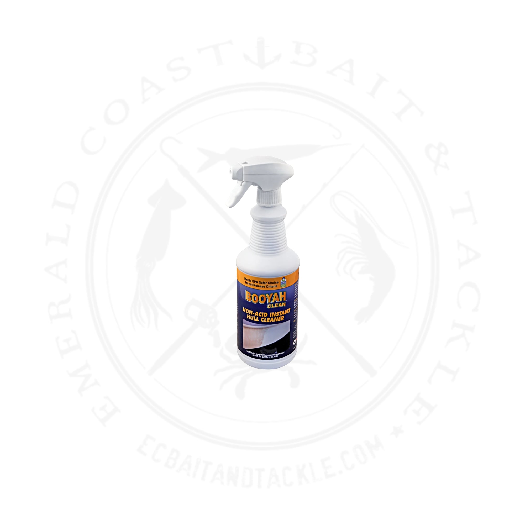 Booyah Clean VL960NAQ1 Non-Acid Instant Hull Cleaner Quart, Spray & Ri ...