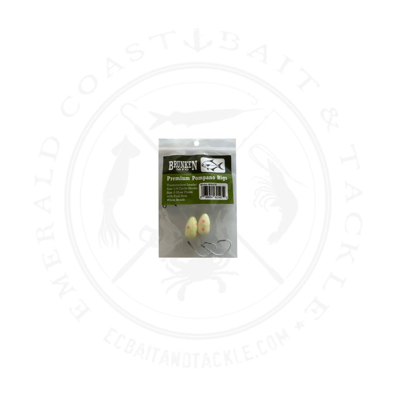 Load image into Gallery viewer, Brunken Premium Pompano Rigs with Beads
