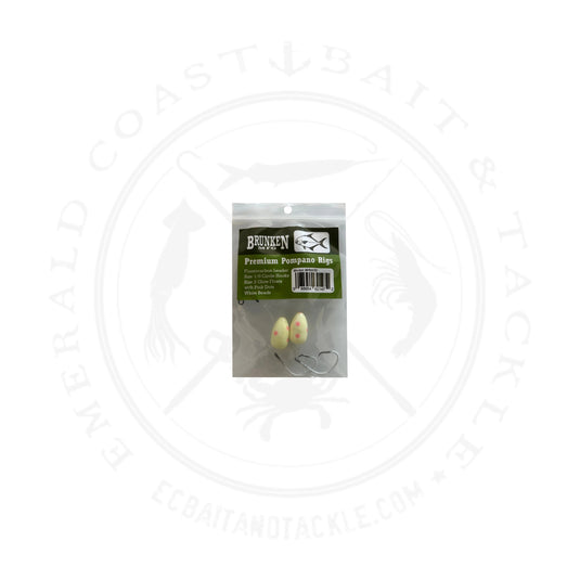 Brunken Premium Pompano Rigs with Beads