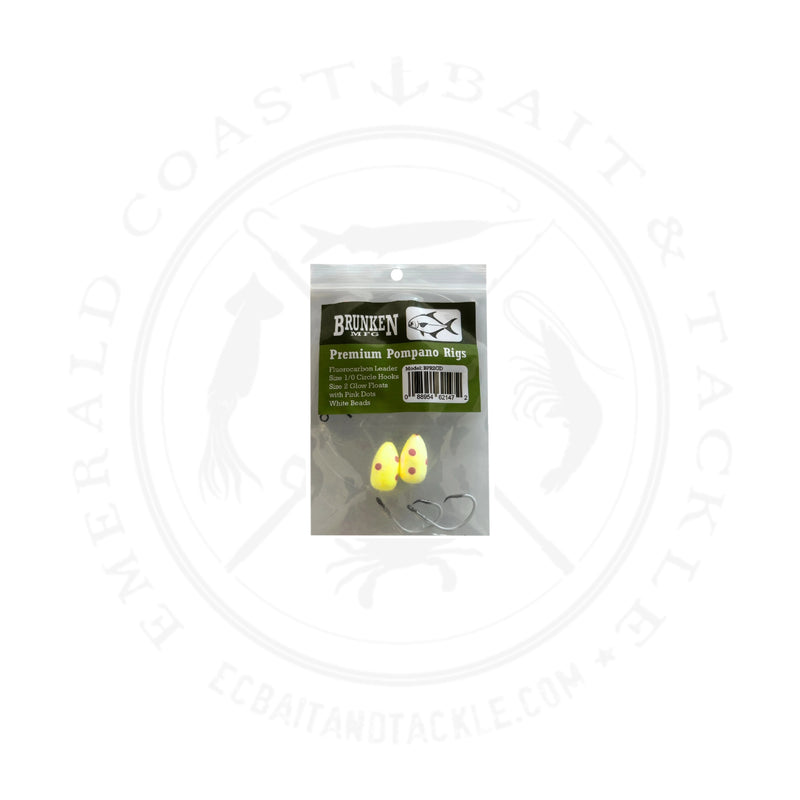 Load image into Gallery viewer, Brunken Premium Pompano Rigs with Beads
