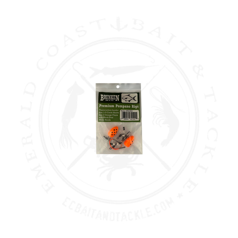 Load image into Gallery viewer, Brunken Premium Pompano Rigs with Beads
