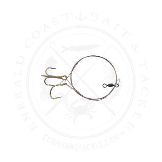 C&H Lures Live Bait Rig 1/0  Single & #4 Mustad Treble Hook
