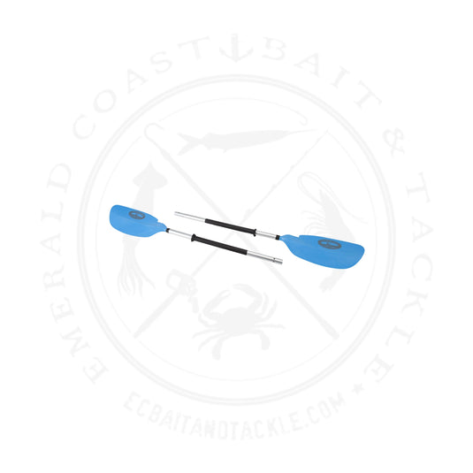 Camco 50484 Kayak Paddle, Asymmetrical, Blue, 8.0'