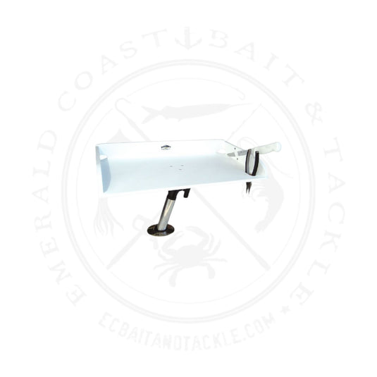 Deep Blue Large Bait Table w/ MSR Arm & MS202 Ball Mount 25"x12"