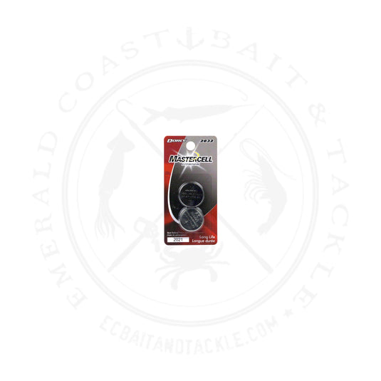 Dorcy 41-4102 Mastercell 2 Pack Lithium Coin Batteries 2032