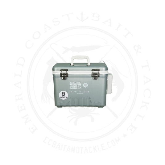 Engel Silver Live bait Pro Cooler with Rechargeable Aerator & Stainless