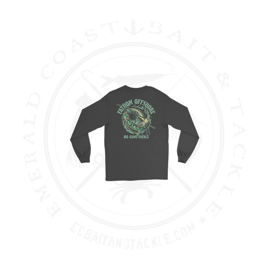 Fathom Offshore Chase Charcoal Long Sleeve