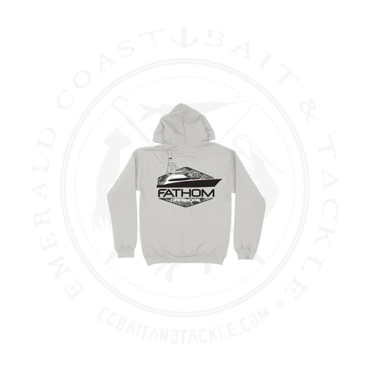 Fathom Offshore Sporty Camo Smoke Fleece Hoody