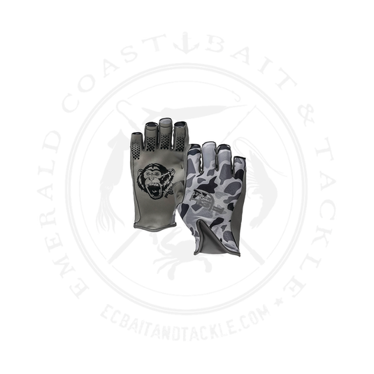 Fish Monkey Pro 365 Guide Glove - Old School Camo Grey