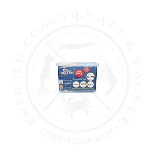 Fitec SS1000 Super Spreader Series Cast Net Clear Mono
