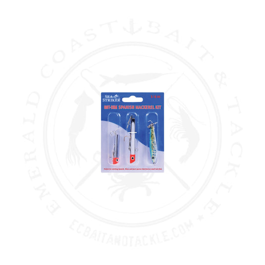 GOT-CHA Spanish Mackerel Kit 3 per Pack, Includes G1601, G1001 JF1-BYS