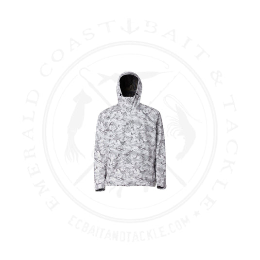 Grundens Charter Gore-Tex Jacket Glacier Liquid Print