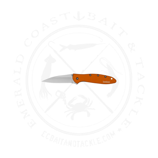 Kershaw Leek - Orange/Silver
