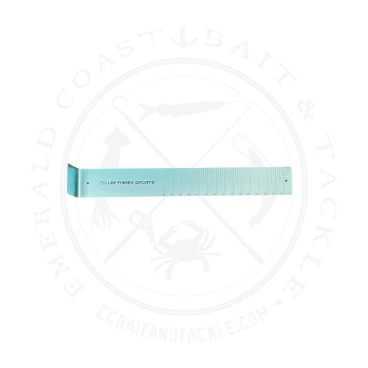Lee Fisher Aluminum Ruler 3.5
