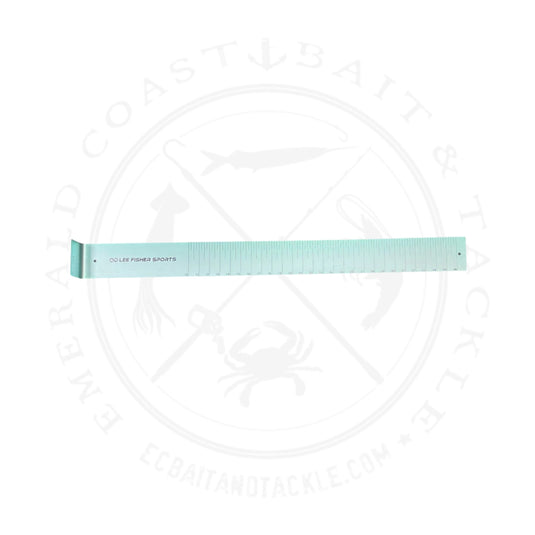 Lee Fisher Aluminum Ruler 3.5