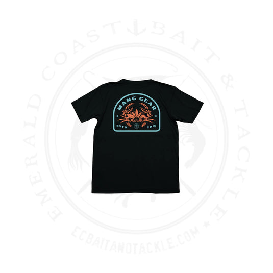 MANG Men's Casual Eco Crab Cotton S/S Black