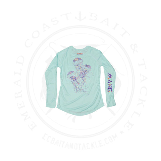 MANG Women's Performance L/S Jellyfish MANG Seagrass