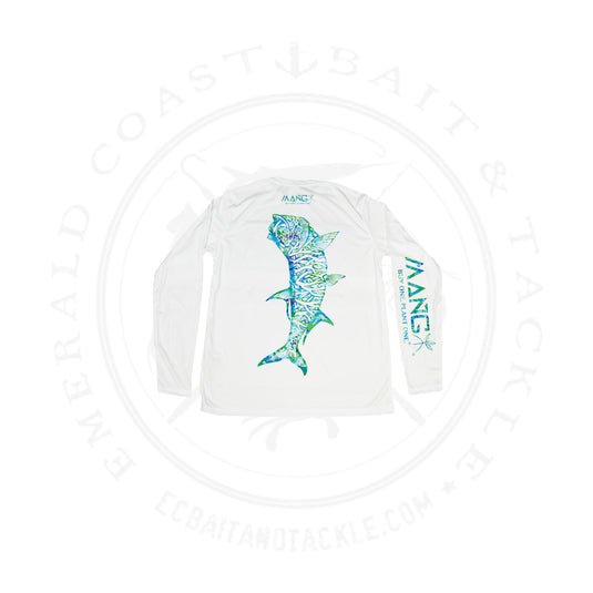 Mang Gear -Performance L/S Tarpon - White