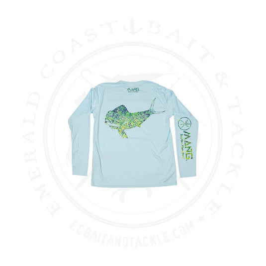 Mang Gear Performance L/S Mahi- Arctic Blue