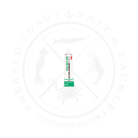 Marine Adhesive/Sealant Fast Cure 4200 - White (3 oz. Tube)