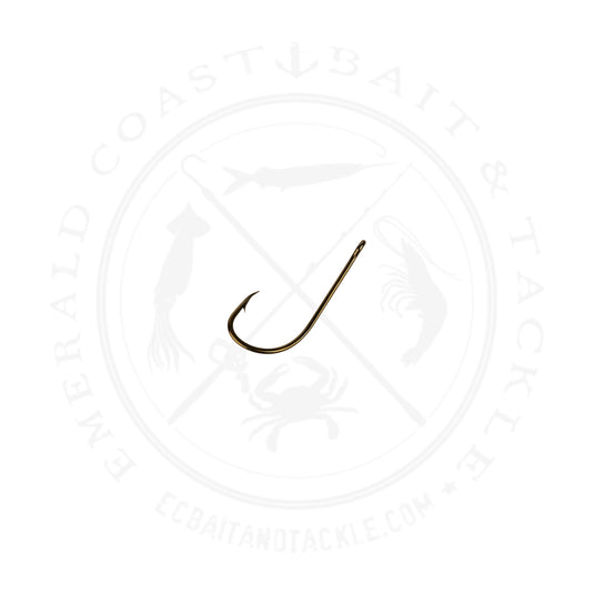 Mustad Beak, Special Long Shank, Forged, Reversed - Bronze