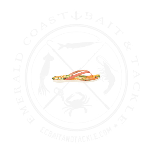 Olukai Womens Ho'Opio Hua Shell Coral/Pineapple