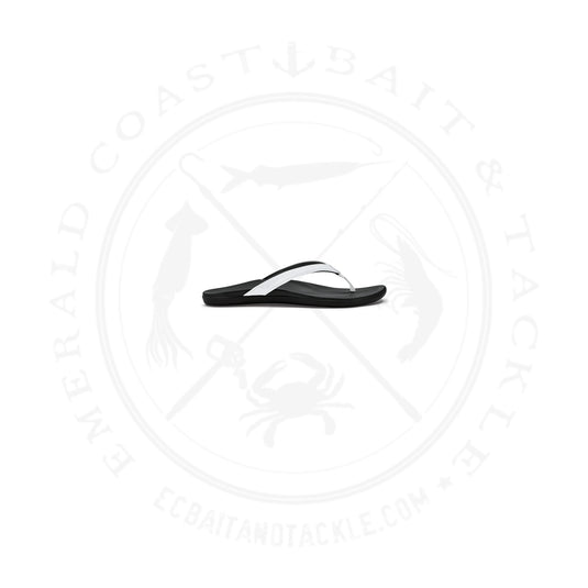 Olukai Womens Ho'Opio White/Onyx