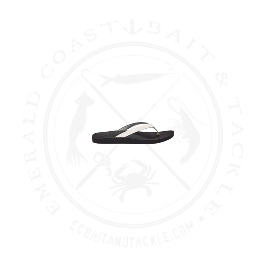 Olukai Womens Puawe White/Black
