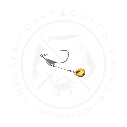 Owner 4164 Flashy Swimmer - Gold Colorado, Black Chrome