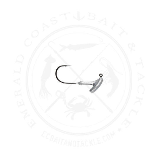 Owner 5144 Ultrahead Stand Up Jighead, Black Chrome