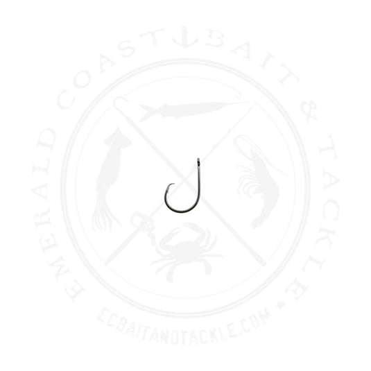 Owner 5179 SSW In-Line CIrcle Hook, Hangnail Point, Medium Shank, Non-Offset, Straight Eye, Black Chrome