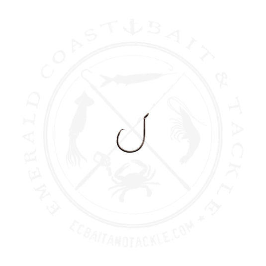 Owner 5378 SSW Circle Hook, Hangnail Point, Medium Shank, Offset, Up Eye, Black Chrome