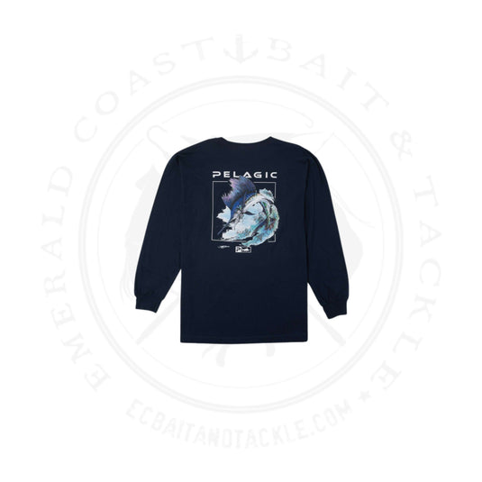 Pelagic - Premium LS Goione Marlin Navy