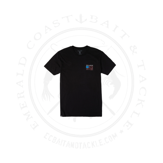 Pelagic - Premium Tee Reel Flag - Black