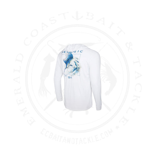 Pelagic Aquatek Hooded Goione Sailfish White
