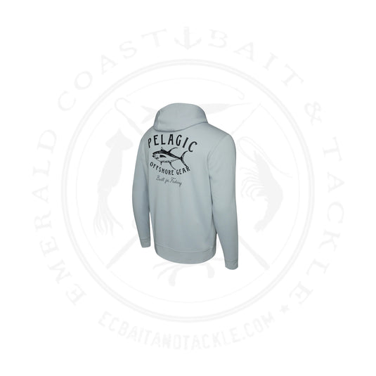 Pelagic Tuna Trip Zip Fleece Light Grey
