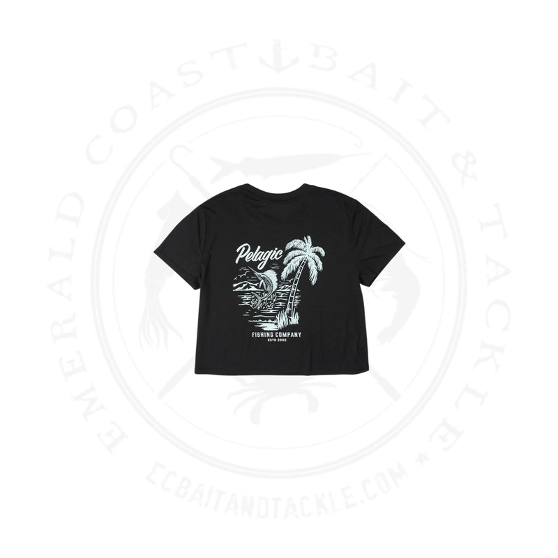 Load image into Gallery viewer, Pelagic Womens Prem Crop Tee
