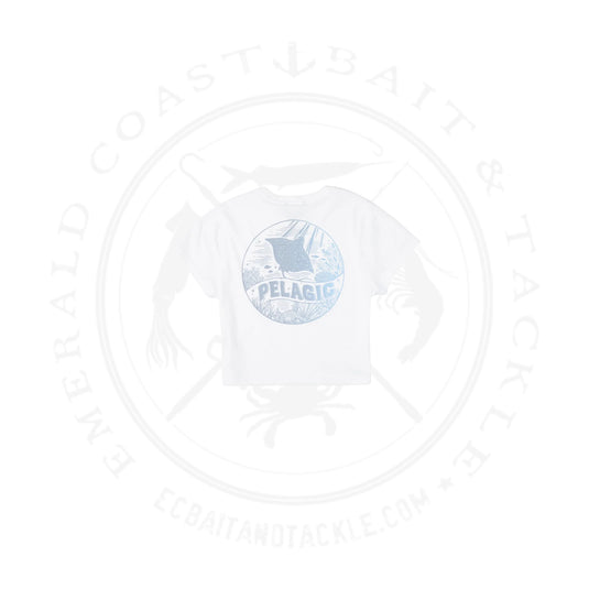 Pelagic Womens Prem Crop Tee