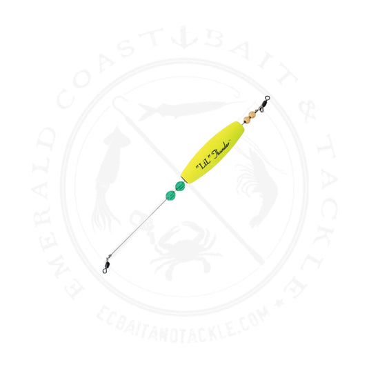 Precision Tackle 15203 Lil' Thunder Cigar 2.5" Weighted Yellow 2Pk