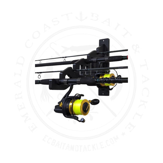 RPM Wall Mount Surf Rod Rack - Black