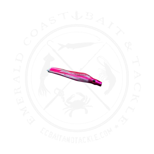 Red Eye Lures Rigged Medium Aluminum Jet Head Pink Head