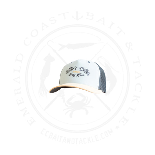 SWC Water's Calling Oxford Trucker 6 Panel - Seafoam/Lt Orange/Charcoal