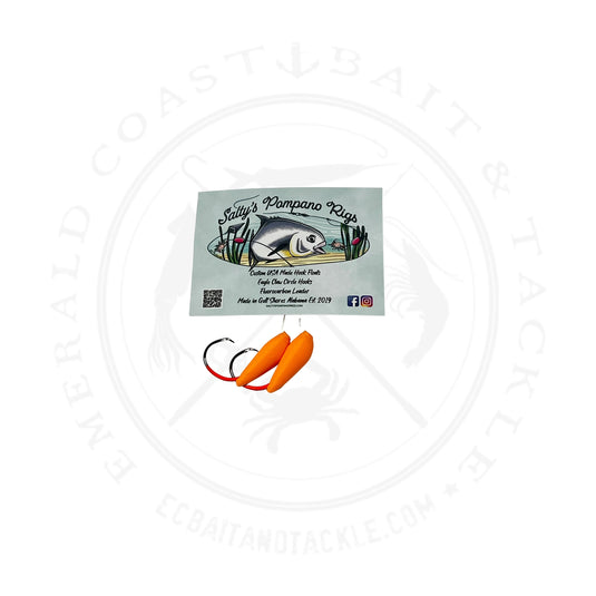 Salty's Pompano Rigs Hook Float Double Drop