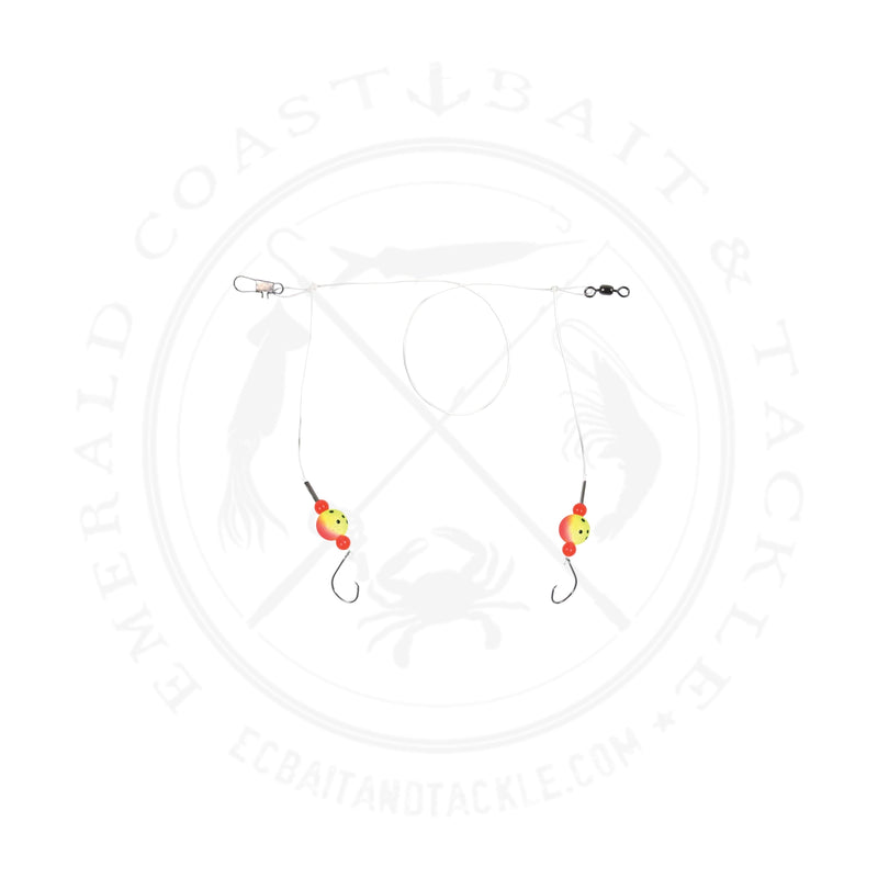 Load image into Gallery viewer, Sea Striker Pro Series Spot/Kingfish Rig, #2 Circle Hooks 2T Floats w/Fluorocarbon
