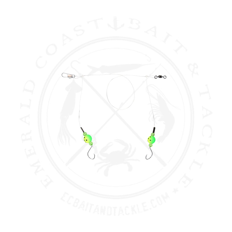 Load image into Gallery viewer, Sea Striker Pro Series Spot/Kingfish Rig, #2 Circle Hooks 2T Floats w/Fluorocarbon
