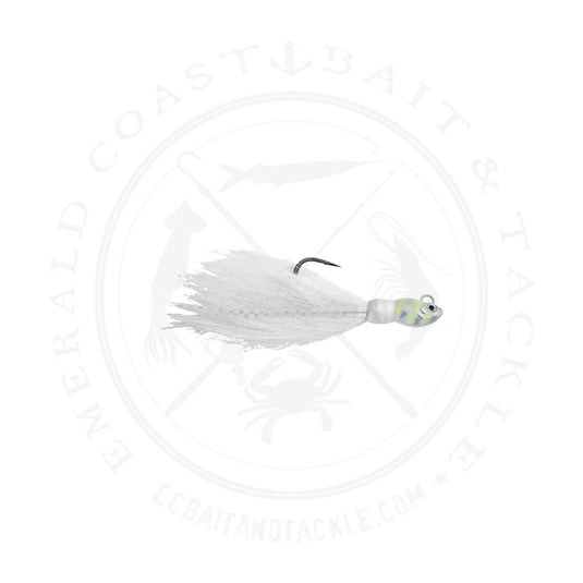 Spro Power Bucktail, Zebra, White, 2oz