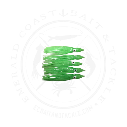 The Run Off Lure Pro Glow Squid Skirts