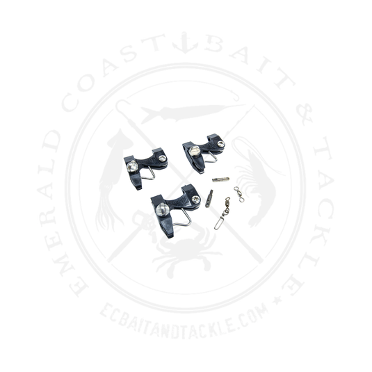 Tigress Clip Kite Release Kit, 3 Clips, 3 Wind-On Swivels, 1 Coastlock Swivel